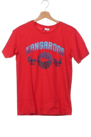 Kinder T-Shirt Kangaroos, Größe 11-12y/ 152-158 cm, Farbe Rot, Preis 20,10 €