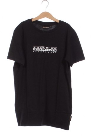 Детска тениска Napapijri, Размер 15-18y/ 170-176 см, Цвят Черен, Цена 59,00 лв.