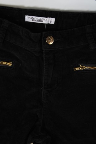 Pantaloni de catifea reiată, pentru copii Piazza Italia, Mărime 13-14y/ 164-168 cm, Culoare Negru, Preț 20,26 Lei