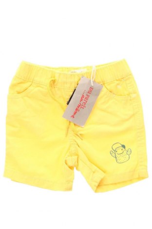 Детски къс панталон Du Pareil Au Meme, Размер 3-6m/ 62-68 см, Цвят Жълт, Цена 13,60 лв.
