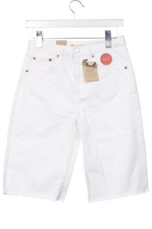 Pantaloni scurți pentru copii Levi's, Mărime 15-18y/ 170-176 cm, Culoare Alb, Preț 128,82 Lei