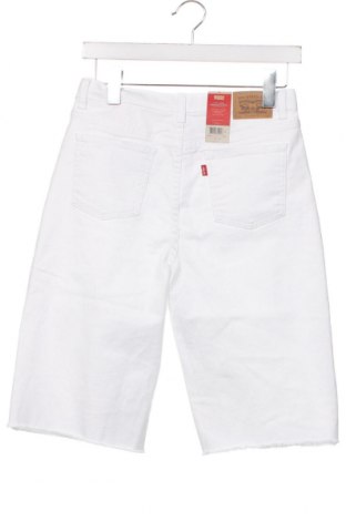 Pantaloni scurți pentru copii Levi's, Mărime 15-18y/ 170-176 cm, Culoare Alb, Preț 105,39 Lei