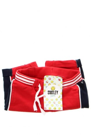 Detské krátke nohavice  Smiley, Veľkosť 3-6m/ 62-68 cm, Farba Červená, Cena  6,50 €