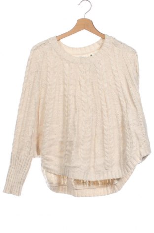 Детски пуловер H&M, Размер 12-13y/ 158-164 см, Цвят Бежов, Цена 10,24 лв.