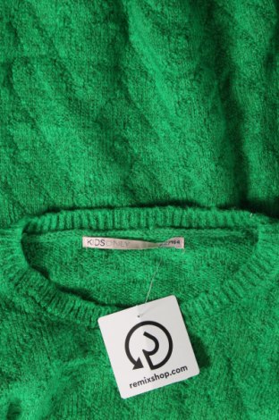 Детски пуловер ONLY Kids, Размер 12-13y/ 158-164 см, Цвят Зелен, Цена 7,92 лв.