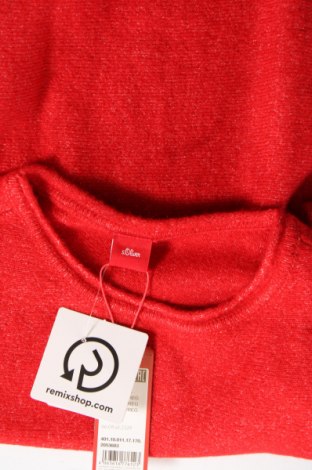 Παιδικό πουλόβερ S.Oliver, Μέγεθος 10-11y/ 146-152 εκ., Χρώμα Κόκκινο, Τιμή 16,01 €