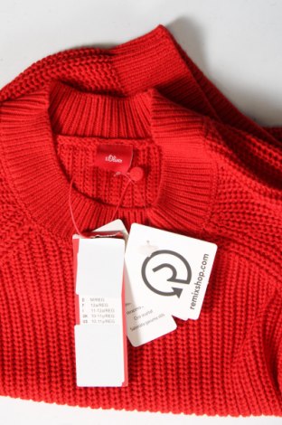 Dziecięcy sweter S.Oliver, Rozmiar 10-11y/ 146-152 cm, Kolor Czerwony, Cena 64,37 zł
