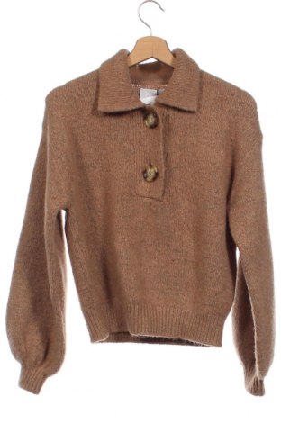 Детски пуловер Zara, Размер 13-14y/ 164-168 см, Цвят Бежов, Цена 9,88 лв.