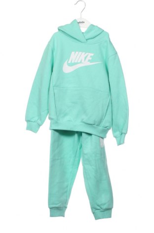 Детски спортен комплект Nike, Размер 4-5y/ 110-116 см, Цвят Зелен, Цена 125,10 лв.
