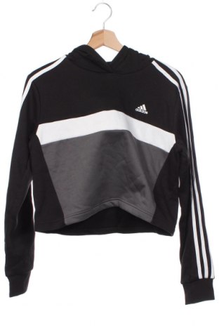 Παιδικό φούτερ Adidas, Μέγεθος 12-13y/ 158-164 εκ., Χρώμα Μαύρο, Τιμή 36,65 €