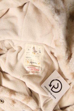 Детско палто Du Pareil Au Meme, Размер 9-12m/ 74-80 см, Цвят Бежов, Цена 49,70 лв.
