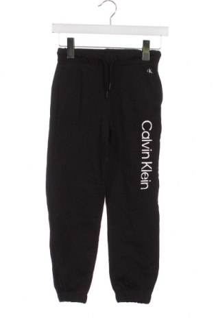 Детско спортно долнище Calvin Klein Jeans, Размер 7-8y/ 128-134 см, Цвят Черен, Цена 55,50 лв.
