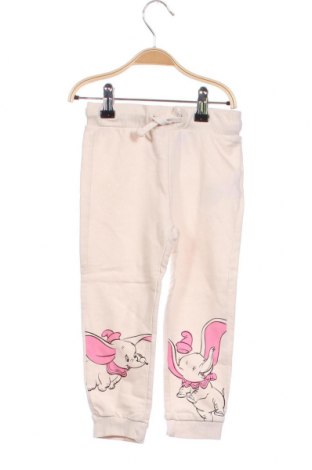 Pantaloni de trening, pentru copii Disney, Mărime 2-3y/ 98-104 cm, Culoare Ecru, Preț 36,48 Lei