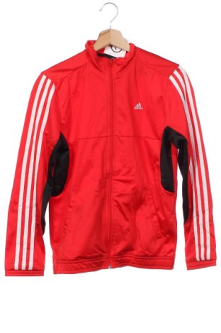 Детско спортно горнище Adidas, Размер 13-14y/ 164-168 см, Цвят Червен, Цена 32,40 лв.