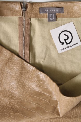 Δερμάτινη φούστα Primark, Μέγεθος XXL, Χρώμα  Μπέζ, Τιμή 2,87 €