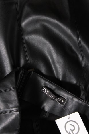 Δερμάτινη φούστα Zara, Μέγεθος M, Χρώμα Μαύρο, Τιμή 10,23 €