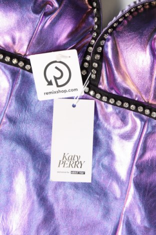 Кожена рокля Katy Perry exclusive for ABOUT YOU, Размер L, Цвят Лилав, Цена 132,00 лв.