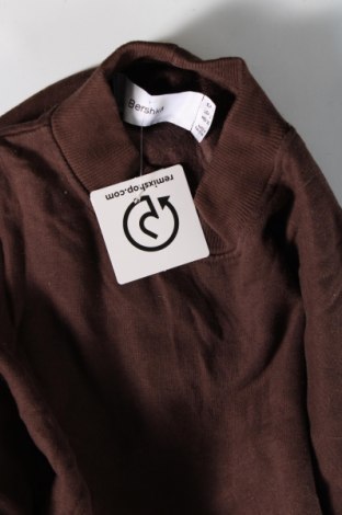 Ανδρική μπλούζα Bershka, Μέγεθος L, Χρώμα Καφέ, Τιμή 11,75 €