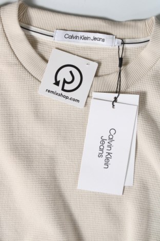 Męska bluzka Calvin Klein Jeans, Rozmiar L, Kolor Beżowy, Cena 227,90 zł