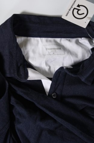 Herren Shirt Dressmann, Größe M, Farbe Blau, Preis 7,52 €