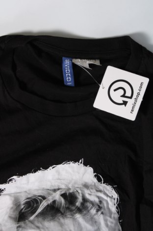 Ανδρική μπλούζα H&M Divided, Μέγεθος M, Χρώμα Μαύρο, Τιμή 3,53 €
