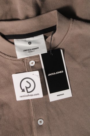 Ανδρική μπλούζα Jack & Jones PREMIUM, Μέγεθος L, Χρώμα  Μπέζ, Τιμή 20,62 €