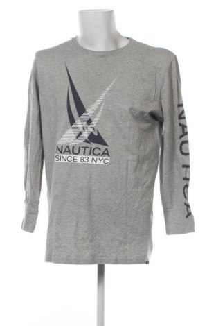 Ανδρική μπλούζα Nautica, Μέγεθος XL, Χρώμα Γκρί, Τιμή 18,93 €