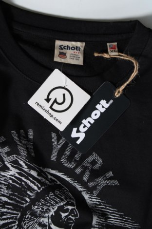 Ανδρική μπλούζα Schott, Μέγεθος XL, Χρώμα Μαύρο, Τιμή 42,76 €