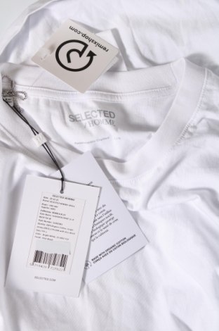 Herren Shirt Selected Homme, Größe L, Farbe Weiß, Preis 12,25 €