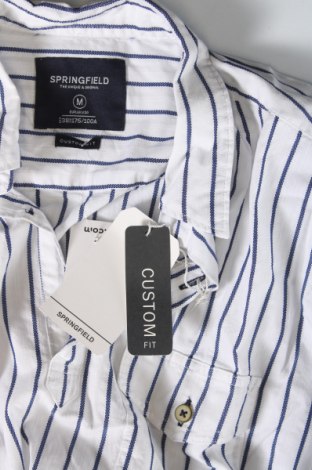 Herren Shirt Springfield, Größe M, Farbe Weiß, Preis 27,84 €