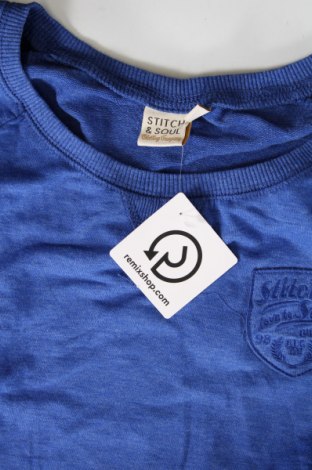 Herren Shirt Stitch & Soul, Größe M, Farbe Blau, Preis € 7,01
