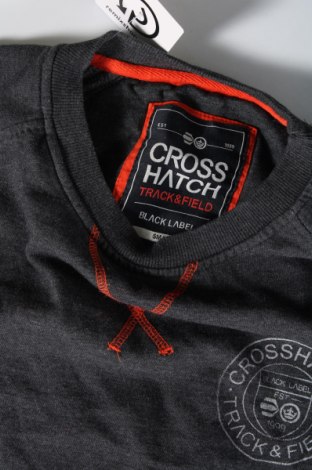 Herren Shirt Crosshatch, Größe S, Farbe Grau, Preis € 5,01
