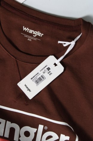 Ανδρική μπλούζα Wrangler, Μέγεθος XXL, Χρώμα Καφέ, Τιμή 21,03 €