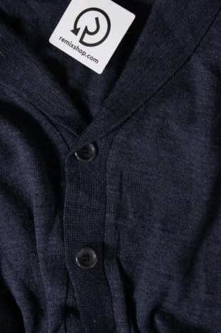 Jachetă tricotată de bărbați, Mărime XL, Culoare Albastru, Preț 40,00 Lei