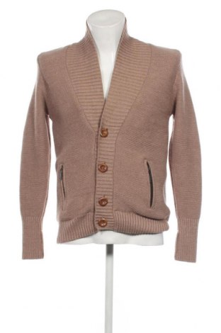 Jachetă tricotată de bărbați, Mărime L, Culoare Maro, Preț 138,00 Lei