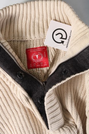 Jachetă tricotată de bărbați Edc By Esprit, Mărime XL, Culoare Ecru, Preț 111,84 Lei