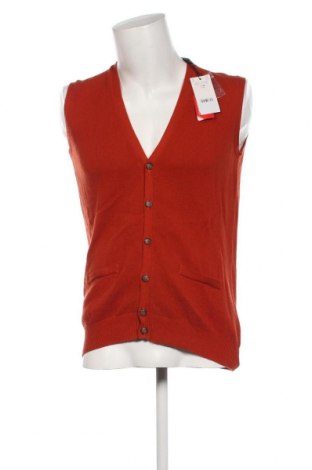 Jachetă tricotată de bărbați Oviesse, Mărime L, Culoare Roșu, Preț 68,09 Lei