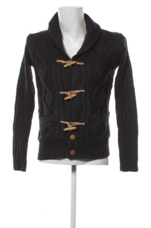 Jachetă tricotată de bărbați Pull&Bear, Mărime S, Culoare Gri, Preț 42,93 Lei