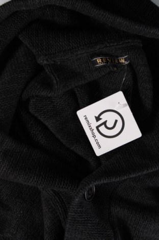 Jachetă tricotată de bărbați Review, Mărime M, Culoare Gri, Preț 33,55 Lei
