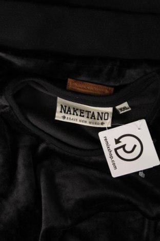 Ανδρική μπλούζα fleece Naketano, Μέγεθος XXL, Χρώμα Μαύρο, Τιμή 18,93 €