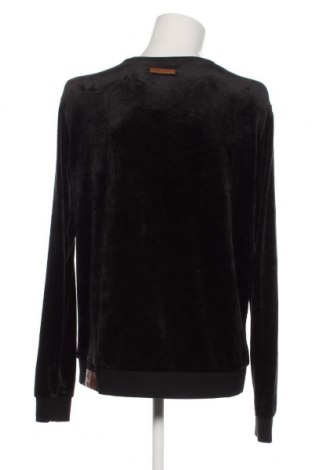 Мъжка поларена блуза Naketano, Размер XXL, Цвят Черен, Цена 11,90 лв.
