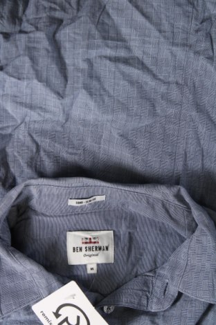 Herrenhemd Ben Sherman, Größe M, Farbe Blau, Preis 5,43 €