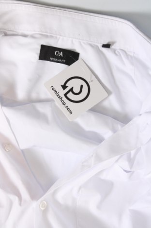 Мъжка риза C&A, Размер M, Цвят Бял, Цена 29,00 лв.