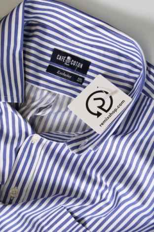 Ανδρικό πουκάμισο Cafe Coton, Μέγεθος XXL, Χρώμα Πολύχρωμο, Τιμή 37,11 €