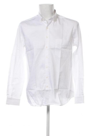 Мъжка риза Cafe Coton, Размер L, Цвят Бял, Цена 43,20 лв.