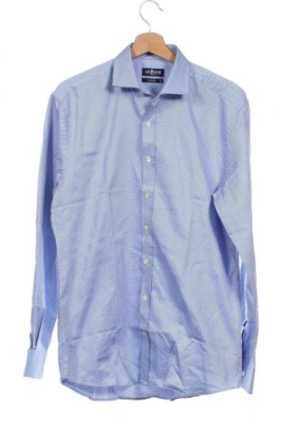 Ανδρικό πουκάμισο Cafe Coton, Μέγεθος M, Χρώμα Μπλέ, Τιμή 9,28 €
