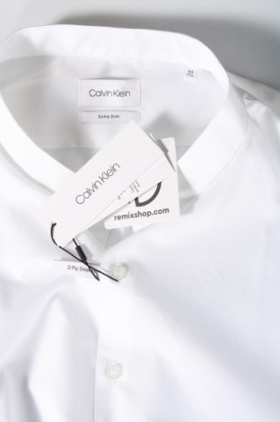 Męska koszula Calvin Klein, Rozmiar XL, Kolor Biały, Cena 295,07 zł