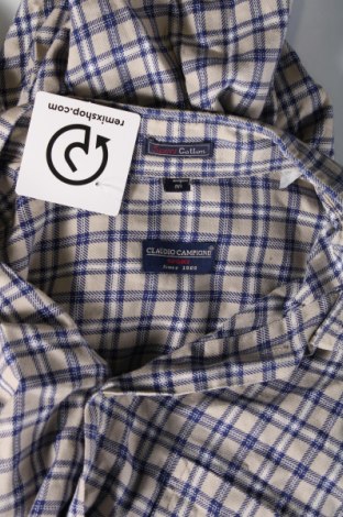 Мъжка риза Claudio Campione, Размер M, Цвят Многоцветен, Цена 9,60 лв.