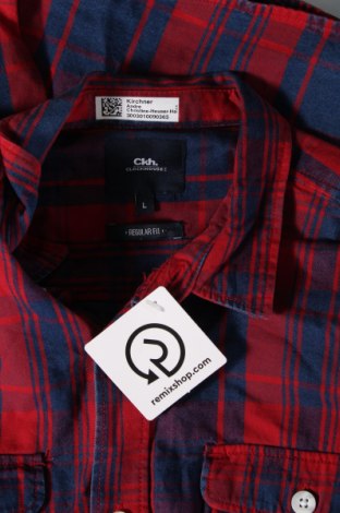 Ανδρικό πουκάμισο Clockhouse, Μέγεθος L, Χρώμα Πολύχρωμο, Τιμή 3,23 €