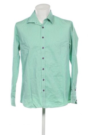 Ανδρικό πουκάμισο Dressmann, Μέγεθος L, Χρώμα Πράσινο, Τιμή 8,91 €